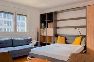 Möblierte 1-Zimmer-Wohnung mit Einbauküche, 1x Loggia und Stellplatz in der Ludwigsvorstadt – Die vollständige Adresse der Immobilie erhältst du vom Anbieter., 80336 Ludwigsvorstadt-Kliniken, München – Vorschaubild 8