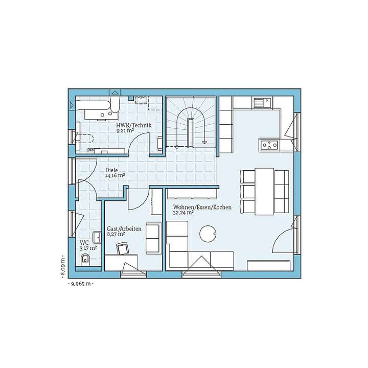QNG Villa 133 Grundriss EG