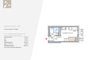 Modern wohnen im Neubau: Zentrales Apartment für Studierende & Azubis, inklusive Strom und Internet – Anton-Bruckner-Str. 1, 91052 Röthelheim, Erlangen – Vorschaubild 8