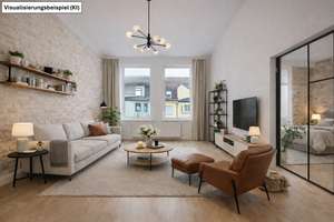 Stilvolle 2-Zimmer-Altbauwohnung mit hohen Decken, großer Wohnküche & Balkon – Die vollständige Adresse der Immobilie erhältst du vom Anbieter., 90459 Galgenhof, Nürnberg – Vorschaubild 1