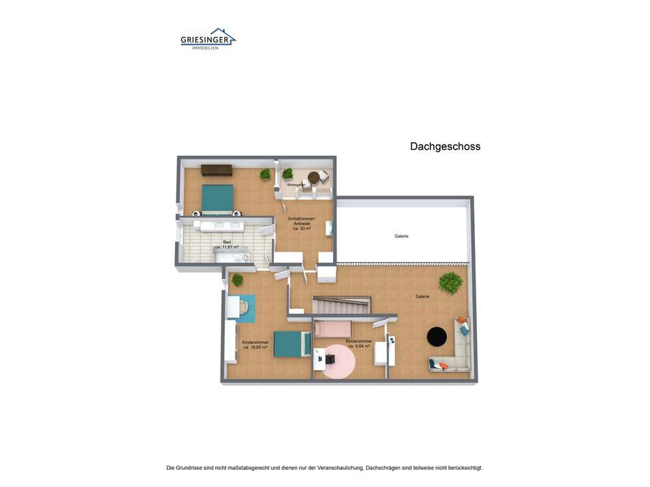 Grundriss Dachgeschoss