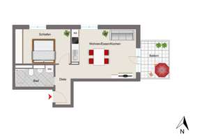 Moderne 3-Zimmer-Wohnung im 3. Obergeschoss – Ihr neues Zuhause in Feldmoching – Die vollständige Adresse der Immobilie erhältst du vom Anbieter., 80995 Feldmoching, München – Vorschaubild 8