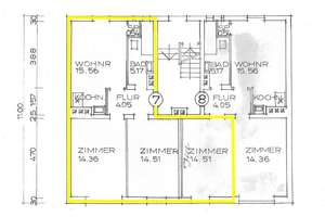 Viel Platz in bester Lage: 3-Zimmer-Wohnung mit 69 m² in der Maxvorstadt – 80333 Augustenstraße, München – Vorschaubild 11