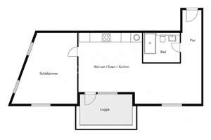 Neuwertige 2-Zimmer-Wohnung mit Balkon – 60528 Niederrad, Frankfurt am Main – Vorschaubild 6