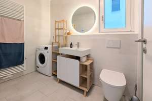 Erstbezug im "Patio Pasing": Löffelfertig möblierte 3-Zimmer-Wohnung mit Loggia & Home-Office – Hermine-von-Parish-Straße 49, 81245 Neupasing, München – Vorschaubild 9