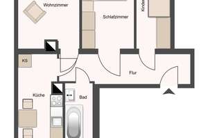 Attraktive 3-Zimmer-Wohnung I Tageslichtbad I Gohlis – Heinrich-Budde-Straße 50, 4157 Gohlis-Mitte, Leipzig – Vorschaubild 23