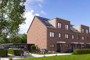 Modernes Reihenendhaus (Neubau) in schöner Wohnlage in Leverkusen-Steinbüchel