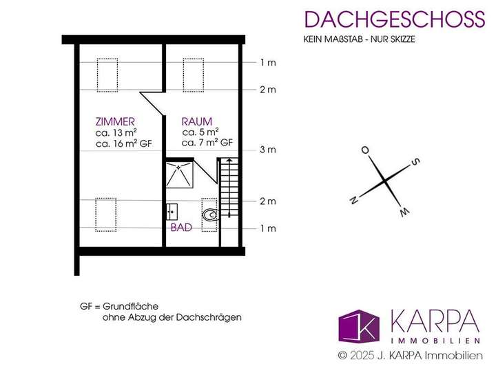 Grundriss Dachgeschoss