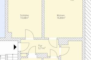 Helle 3-Raum-Wohnung mit großem Sonnenbalkon und neuem Badezimmer – Lortzingstr 23, 9119 Kapellenberg, Chemnitz – Vorschaubild 10