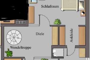 Helle 3,5 Zimmer Wohnung mit großem Garten, Wintergraten und Sauna  – Steinkuhle 46, 48163 Albachten, Münster – Vorschaubild 18