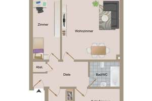 Drei Zimmer. Südwestbalkon. Deine Ideen. – Die vollständige Adresse der Immobilie erhältst du vom Anbieter., 41238 Bonnenbroich-Geneicken, Mönchengladbach – Vorschaubild 24
