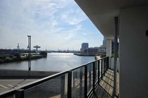 4-Zimmer-Eigentumswohnung in der HafenCity mit Elbblick, Balkon und Tiefgaragenstellplatz
