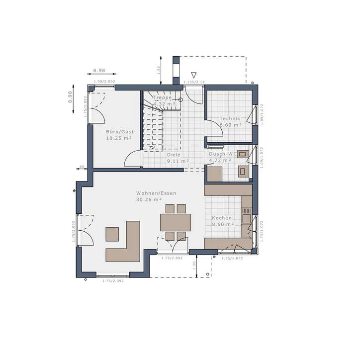 Grundriss Erdgeschoss