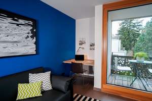 Voll-möblierte und ausgestattete 2-Zimmer Wohnung mit Balkon in München-Sendling-Westpark – Ohlstadter 8a, 81373 Mittersendling, München – Vorschaubild 6