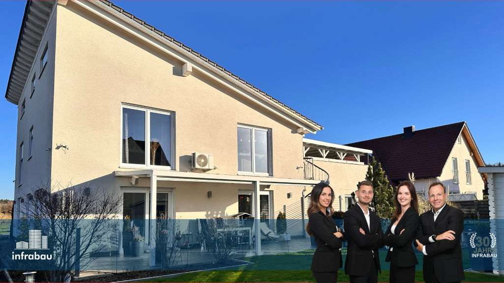 Immobilie in Fischach - Modernes Zweifamilienhaus mit hochwertiger Ausstattung und Pool! - Bild 1