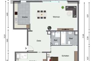 DG-Traum mit Kamin & großem Balkon ins Grüne | 110 m² – Die vollständige Adresse der Immobilie erhältst du vom Anbieter., 50829 Bocklemünd/Mengenich, Köln – Vorschaubild 23
