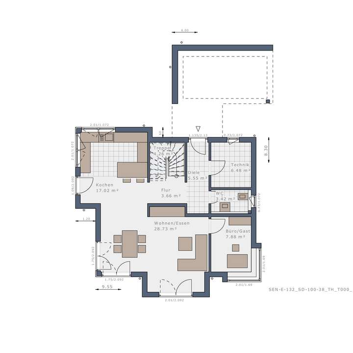 Grundriss Erdgeschoss