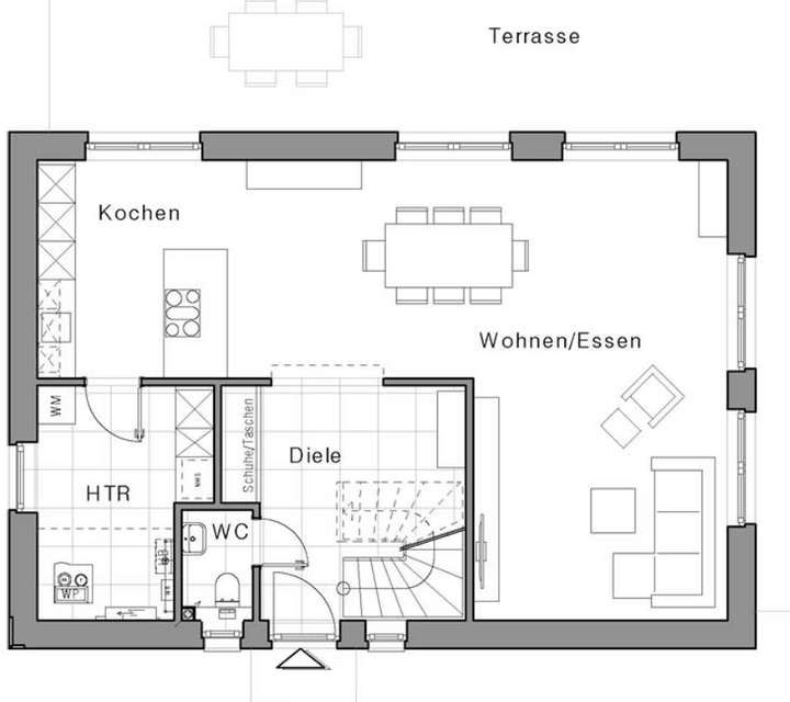 Grundriß Erdgeschoss