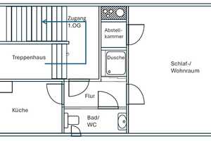 1-Zimmer-Erdgeschosswohnung in Krefeld – Krefeld – Vorschaubild 1