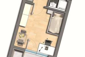 Apartment mit Balkon Nähe Uni Hohenheim – Welfenstraße 82, 70599 Birkach-Süd, Stuttgart – Vorschaubild 4