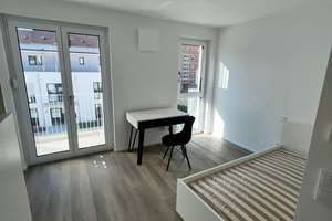 Voll-möblierte 1-Zimmer-Wohnung mit Einbauküche für Studenten / Azubis – Höchstetterstraße 22, 86154 Links der Wertach-Süd, Augsburg – Vorschaubild 2