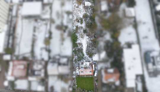 Bild von Baugrundstück mit Altbestand und bestehender Baugenehmigung am Herzberg in Peine!