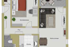 Erbbaurecht: Sonniger Balkon mit Postkartenblick auf das Ulmer Münster! – Die vollständige Adresse der Immobilie erhältst du vom Anbieter., 89073 Mitte, Ulm – Vorschaubild 17