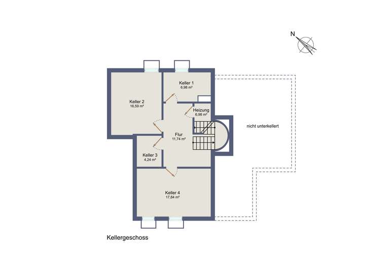 Grundriss Keller