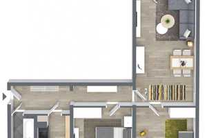 Neu sanierte 3-Raum-Wohnung mit Balkon – Mühlenstr. 8, 9111 Chemnitz – Vorschaubild 5