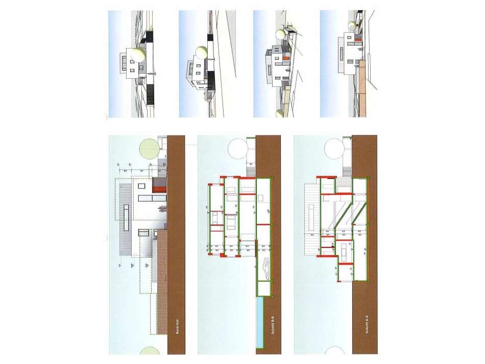 Ansichten und Schnitte Neubau