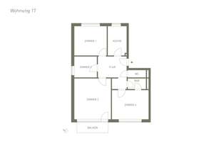 Kapitalanlage mit vier Zimmern und Süd-West-Balkon – Die vollständige Adresse der Immobilie erhältst du vom Anbieter., 22047 Wandsbek (Ortsteil), Hamburg – Vorschaubild 4