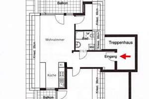 TOP LAGE! 2-Zi.-DG-Whg (46qm) mit moderner EBK + 2 Balkone * zzgl. 30qm Hobbyraum/Büro! – Die vollständige Adresse der Immobilie erhältst du vom Anbieter., 70327 Gehrenwald, Stuttgart – Vorschaubild 14