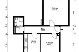 Möblierte 2-Zimmer-Wohnung in beliebter Citylage in Wuppertal-Elberfeld – ideal als 2er-WG! – Ronsdorfer Straße 25, 42119 Elberfeld, Wuppertal – Vorschaubild 16