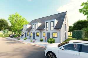 NEUBAU Reihenmittelhaus in D-Vennhausen 130m² Wfl. inkl. Grundstück 341m² – Düsseldorf – Vorschaubild 1