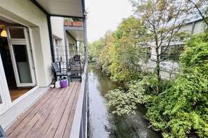 Mit Blick auf‘s Wasser – Hübsche 2-Raum-Etagenwohnung mit Balkon an der Kleinen Luppe – Die vollständige Adresse der Immobilie erhältst du vom Anbieter., 4177 Altlindenau, Leipzig – Vorschaubild 12