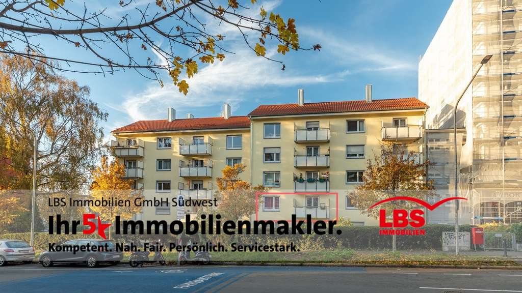 KN-Petershausen: 3-Zimmer im 1.OG in zentraler Lage / aktuell als WG vermietet (4,7% Brutto-Rendite)