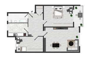 Willkommen in Tegel - Gepflegte 3-Zimmer-Wohnung mit Balkon an ruhiger Parkanlage – Die vollständige Adresse der Immobilie erhältst du vom Anbieter., 13507 Tegel, Berlin – Vorschaubild 15