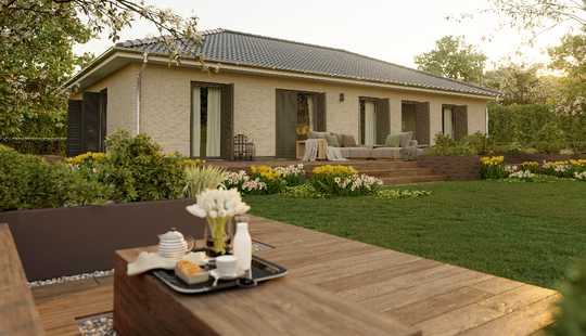 Bild von Neubau Bungalow in Rootmersleben - 596 qm Grundtück