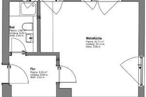 Bezugsfreies und saniertes 1-Zimmer Apartment in ruhiger Lage von Mülheim an der Ruhr – 45473 Altstadt II, Mülheim an der Ruhr – Vorschaubild 16