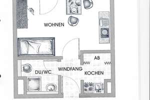1-Zimmer Wohnung mit Balkon im 1. OG in Nürnberg Altstadt, St. Sebald – Hirschelgasse 30, 90403 Altstadt, St. Sebald, Nürnberg – Vorschaubild 1