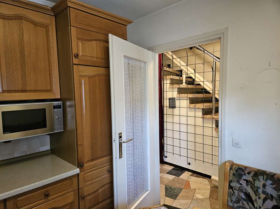 Küche mit Blick auf den Gang