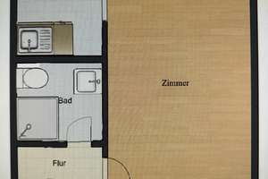 Kleine ca. 30qm Single Wohnung in Oranienburg
