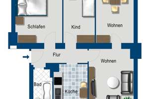 Nachmieter gesucht! – Wachenheimer Weg 12, 13595 Wilhelmstadt, Berlin – Vorschaubild 2
