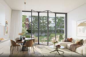 Neubau 2026 | 1-Zi mit privatem Garten | Fußbodenheizung | ruhiger Innenhof an der Warschauer Str. – Warschauer Straße 10, 10243 Friedrichshain, Berlin – Vorschaubild 1
