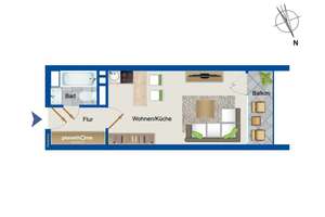 Erbbaurecht! Vermietetes Apartment im 9. OG mit Weitblick in München Au-Haidhausen – Die vollständige Adresse der Immobilie erhältst du vom Anbieter., 81669 Obere Au, München – Vorschaubild 6