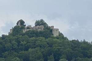 1 Zimmer, fantastischer Ausblick, riesiger Südwestbalkon und Tiefgaragenstellplatz – Breitensteinstr. 66, 72574 Bad Urach – Vorschaubild 3
