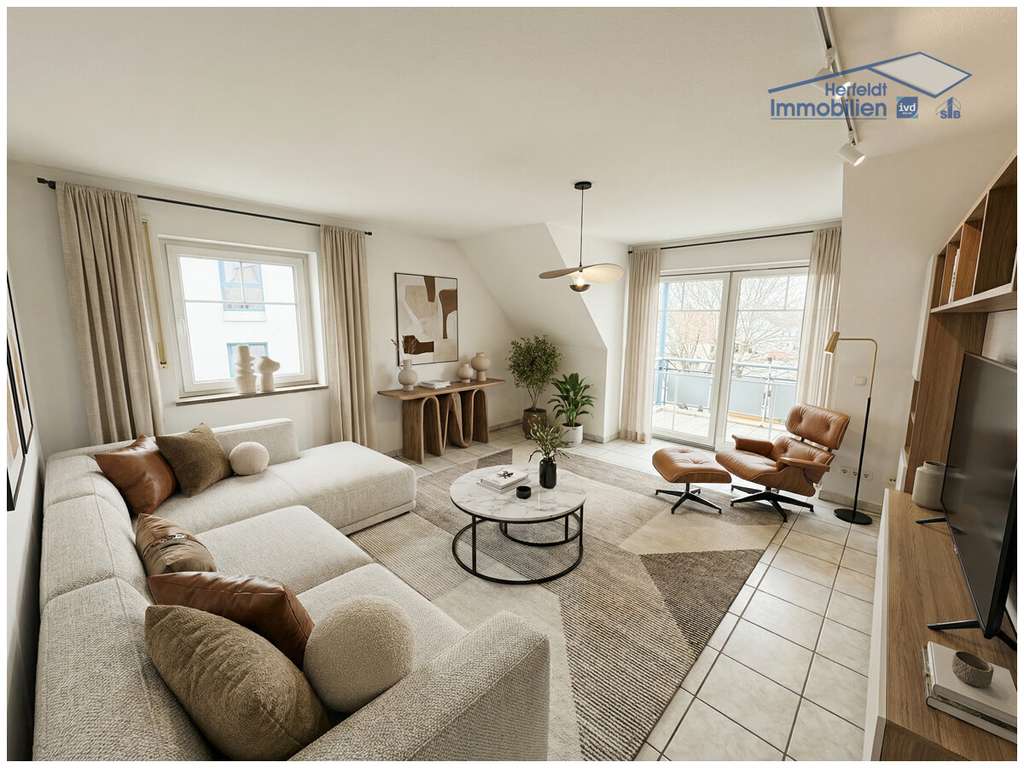 Immobilie in Kissing - Renovierte 3-Zimmer-Maisonette in ruhiger Lage mit Balkon & 2 TG-Stellplätzen - sofort bezugsfrei - Bild 0