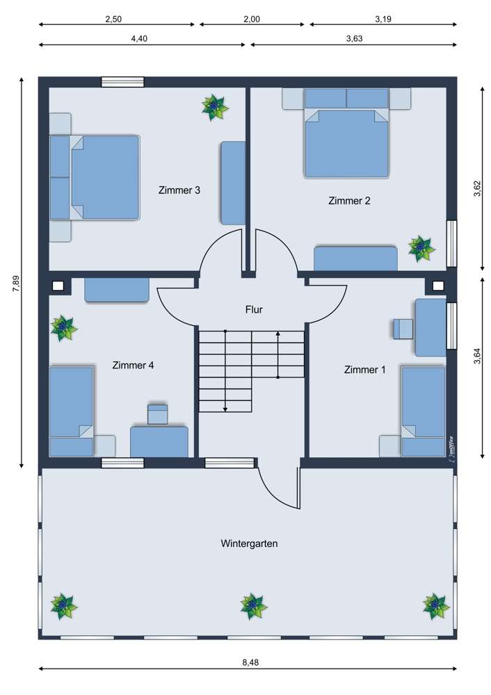 Grundriss Dachgeschoss