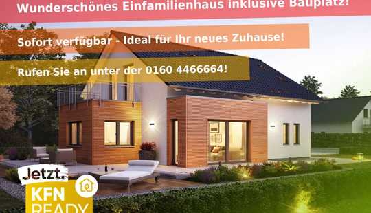 Bild von 🏗️🏡 Projekt schlüsselfertig! 🚧 tolles 135 m² EFH inkl. GS wartet auf Baufamilie zur Planung! 💚