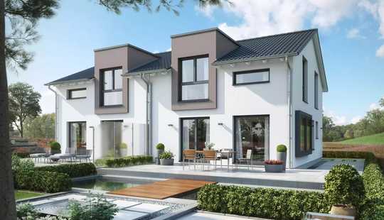 Bild von Baupartner gesucht -DHH- Nachhaltig, innovativ und wertbeständig... moderne DHH inkl. Baugrundstück
